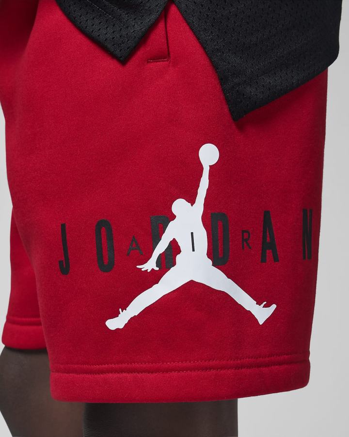 Pantalones Cortos Nike Jordan Kids Sustainable Fleece Niño Rojas | NYQBI-3827
