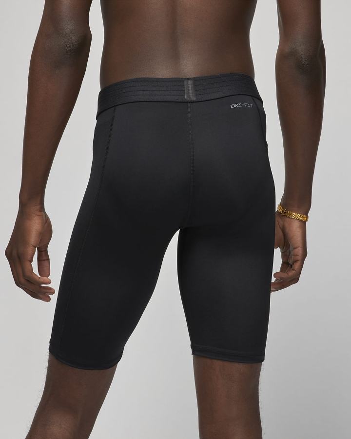 Pantalones Cortos Nike Jordan Sport Dri-FIT Compression Hombre Negras Blancas | CIJDP-9621