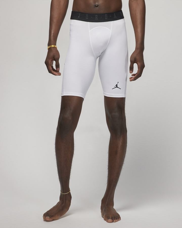 Pantalones Cortos Nike Jordan Sport Dri-FIT Compression Hombre Blancas Negras | DBQPN-3908