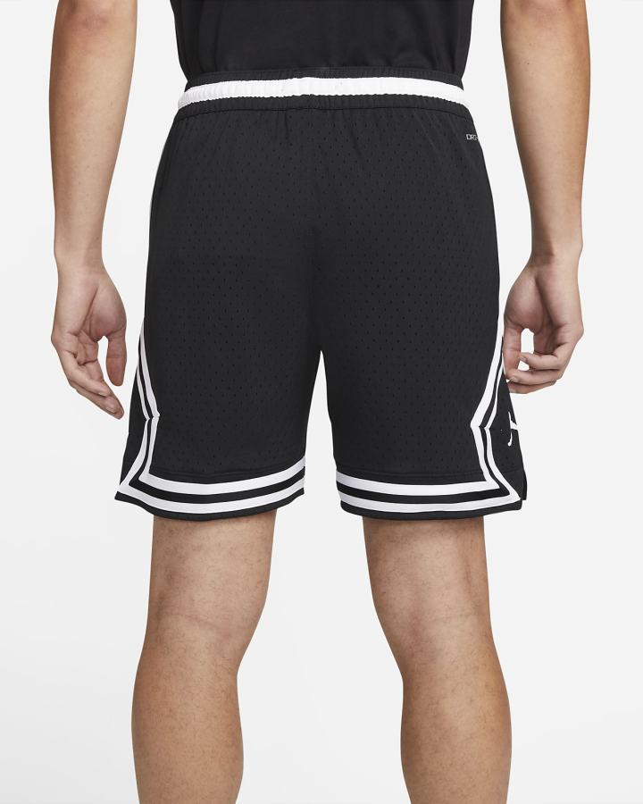 Pantalones Cortos Nike Jordan Sport Dri-FIT Diamond Hombre Negras Blancas | DYKQC-8075