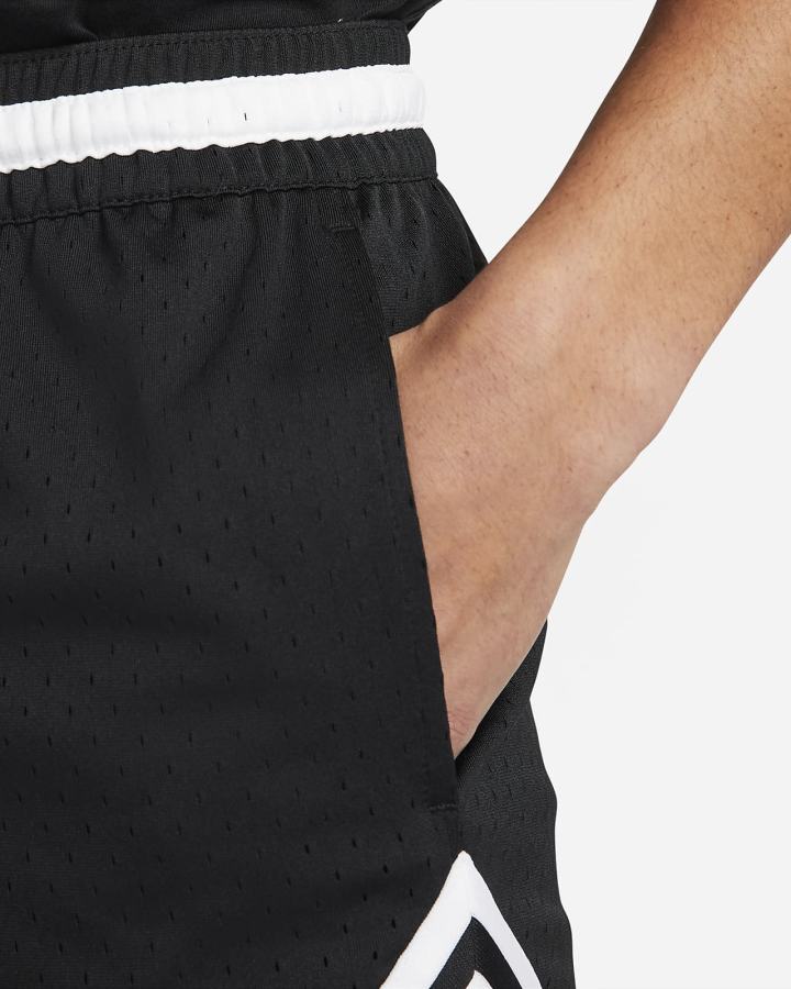 Pantalones Cortos Nike Jordan Sport Dri-FIT Diamond Hombre Negras Blancas | DYKQC-8075