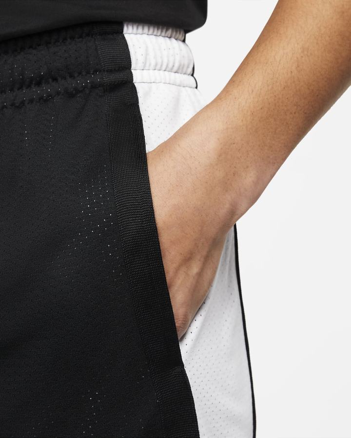 Pantalones Cortos Nike Jordan Sport Dri-FIT Mesh Hombre Negras Blancas | JTLSZ-4918
