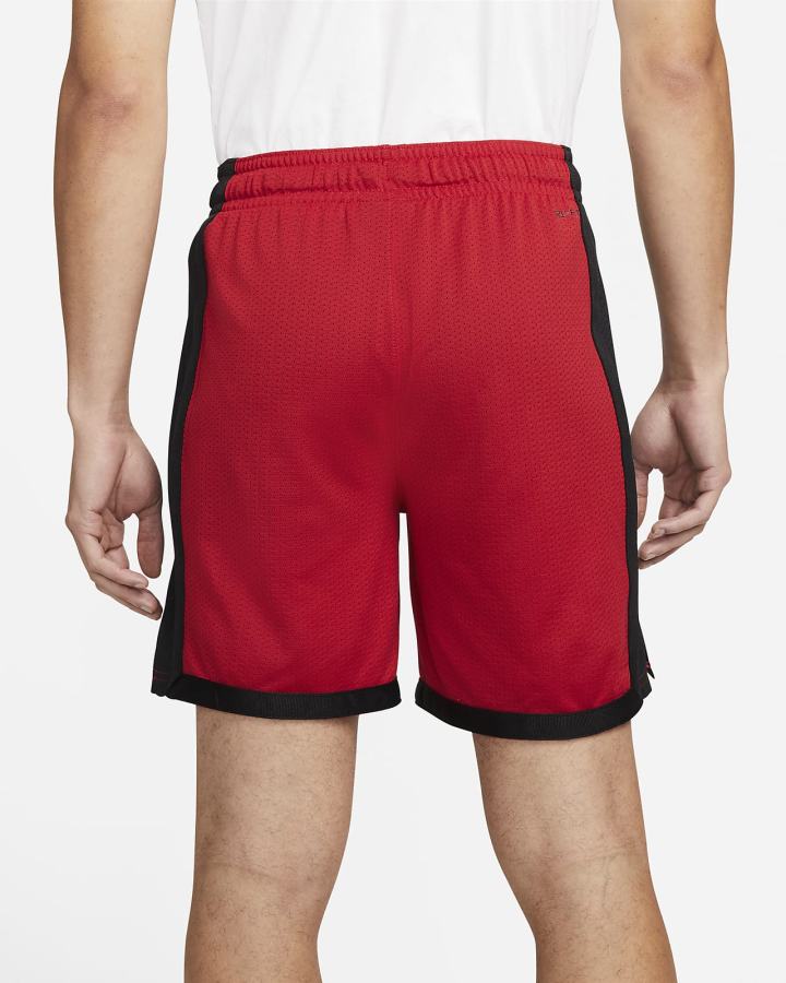 Pantalones Cortos Nike Jordan Sport Dri-FIT Mesh Hombre Rojas Negras | QCGJR-8532