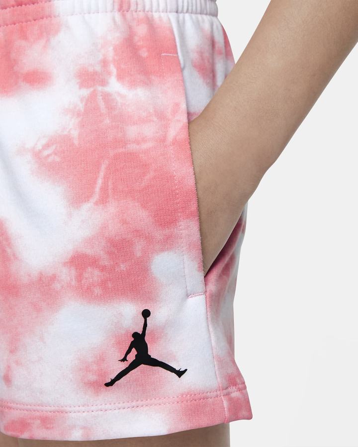 Pantalones Cortos Nike Jordan Tie Dye Kids Niña Naranjas | NQXSU-7306