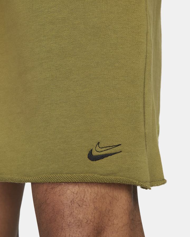 Pantalones Cortos Nike KD French Terry Hombre Verde Oliva Verde | NEUMS-5190