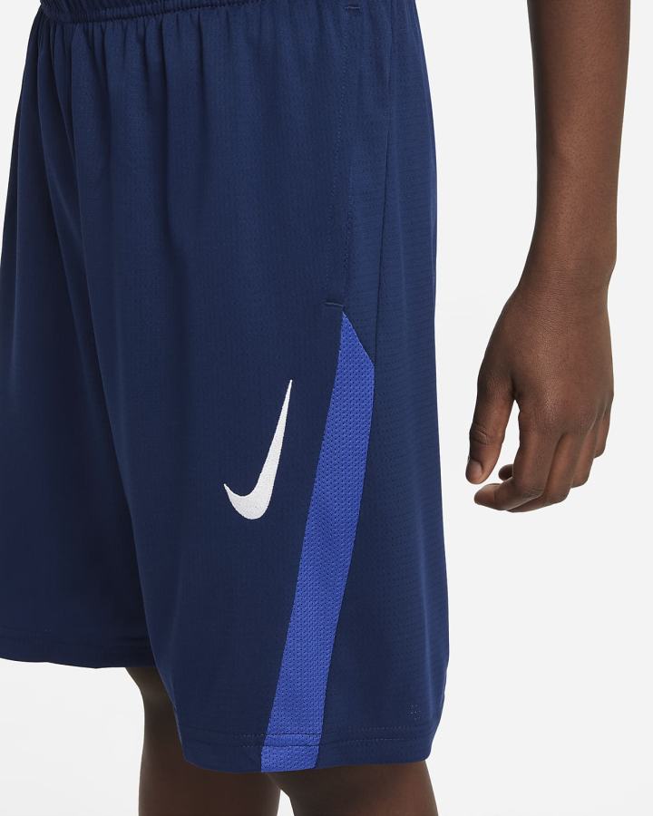Pantalones Cortos Nike Kids Training Niño Azules Azul Real Blancas | CEQIX-2348