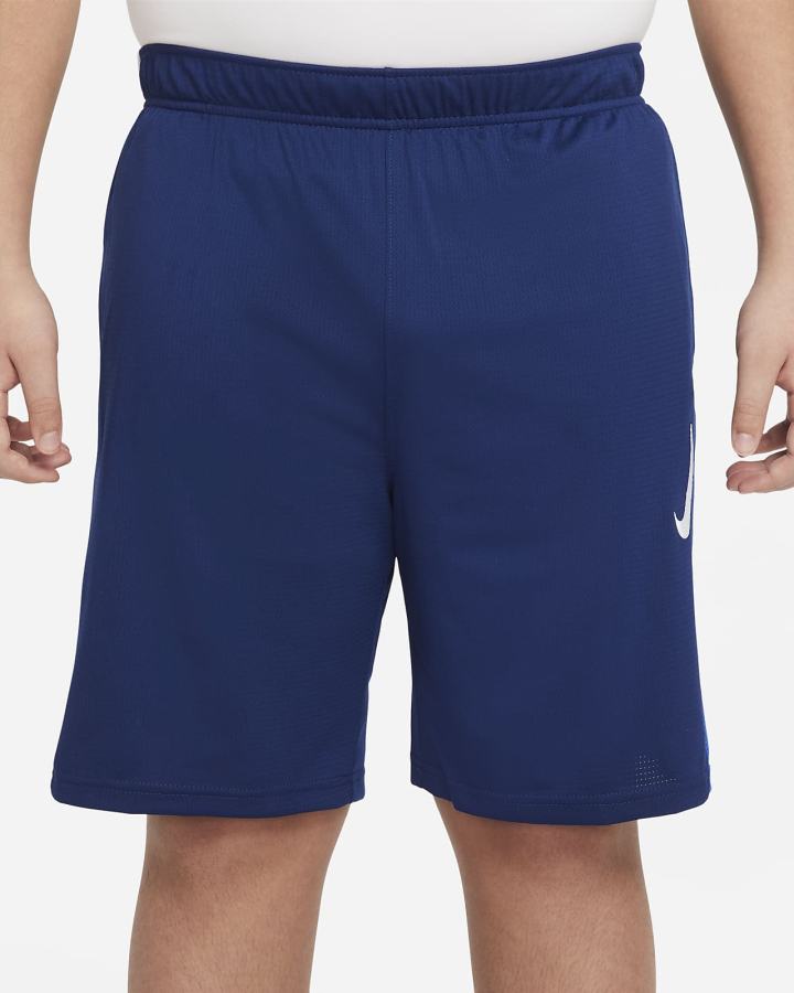 Pantalones Cortos Nike Kids Training Niño Azules Azul Real Blancas | CVGYU-3518