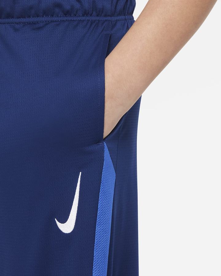 Pantalones Cortos Nike Kids Training Niño Azules Azul Real Blancas | CVGYU-3518