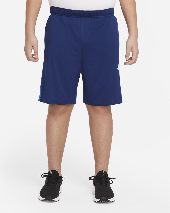Pantalones Cortos Nike Kids Training Niño Azules Azul Real Blancas | CVGYU-3518