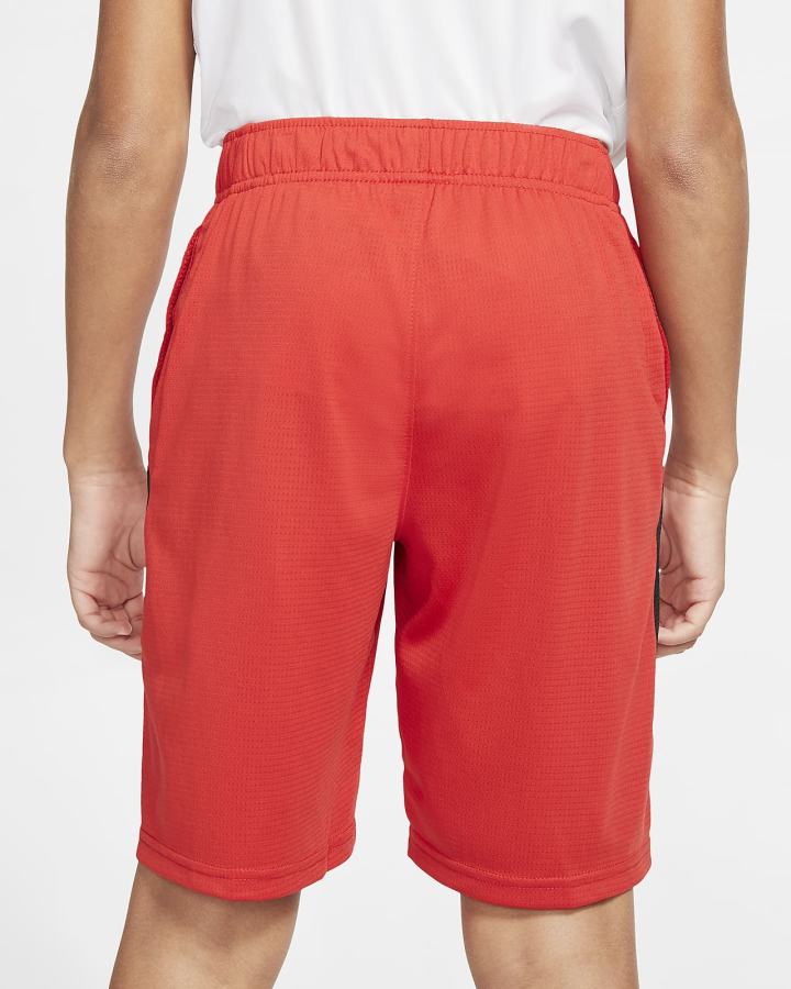 Pantalones Cortos Nike Kids Training Niño Rojas Negras Blancas | OELKC-3610