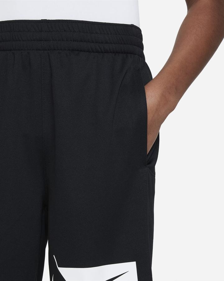Pantalones Cortos Nike Kids Training Niño Negras Blancas | QHXMY-2051