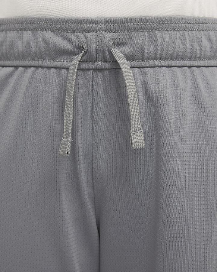 Pantalones Cortos Nike Kids Training Niño Gris Gris Claro Blancas | VIQFK-6193