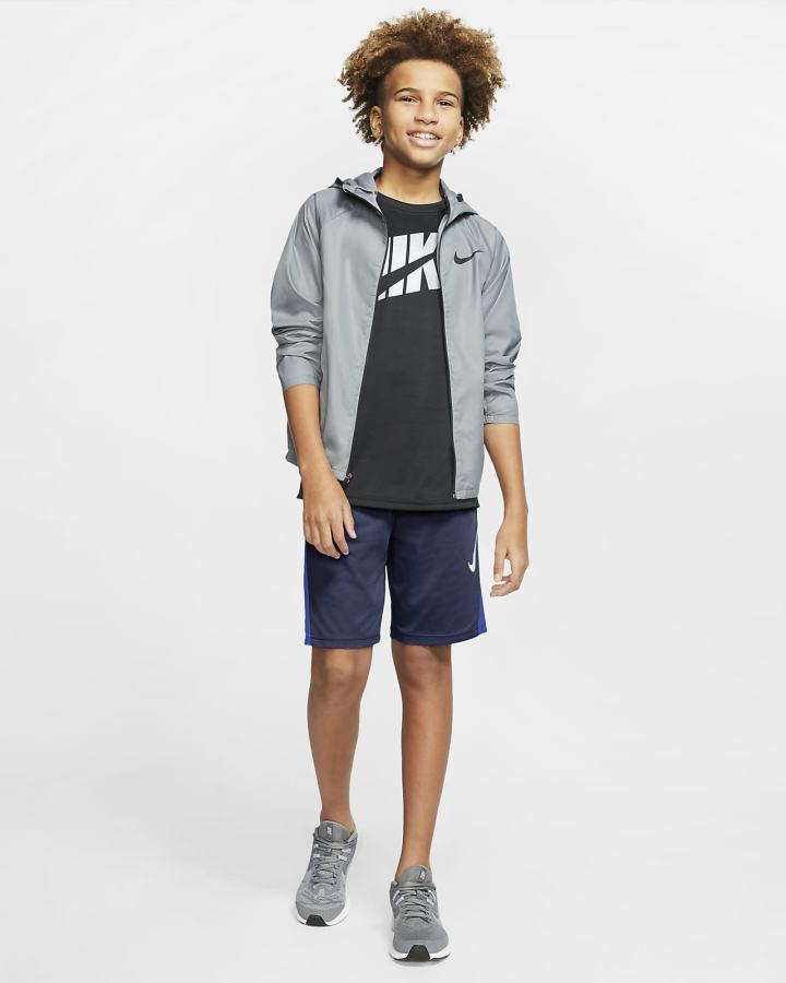 Pantalones Cortos Nike Kids Training Niño Azul Marino Azul Real Blancas | YLIRV-3124