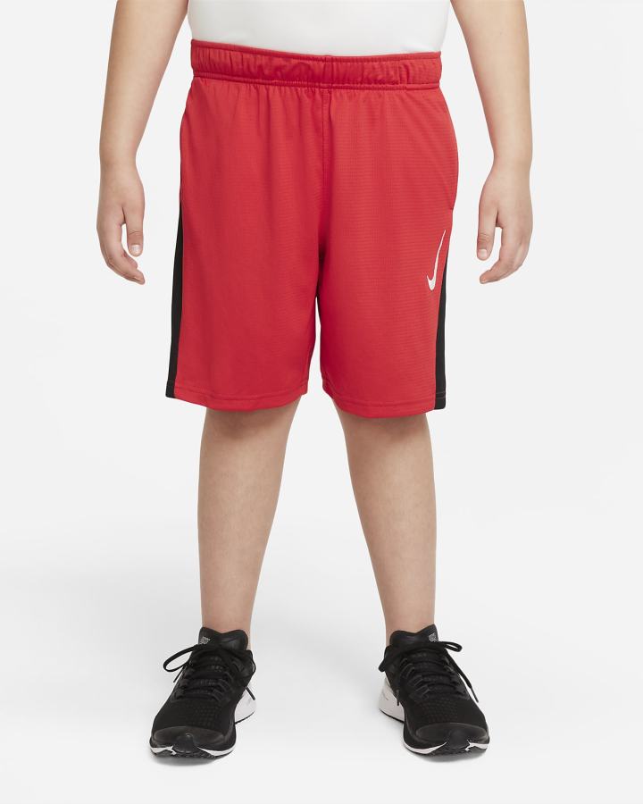 Pantalones Cortos Nike Kids Training Niño Rojas Negras Blancas | ZPLGM-8241