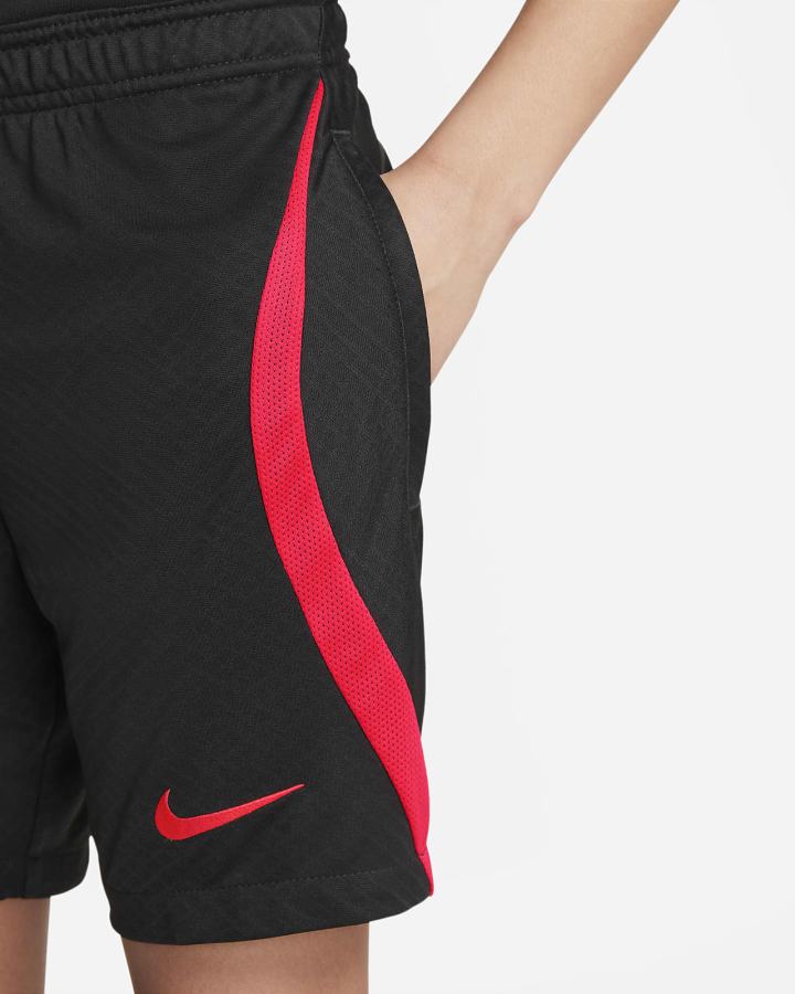 Pantalones Cortos Nike Liverpool FC Strike Kids Dri-FIT Soccer Niña Negras Rojas | KACEM-8560