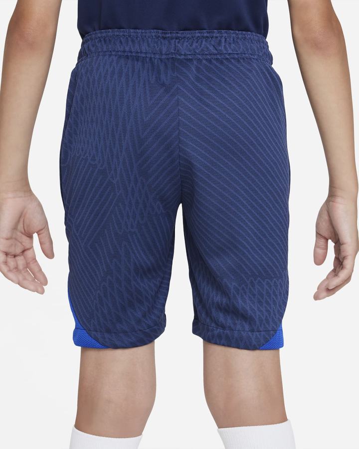 Pantalones Cortos Nike Netherlands Strike Kids Dri-FIT Knit Soccer Niño Azul Real Oscuro Azules Azul Real Blancas | UJGVT-7594