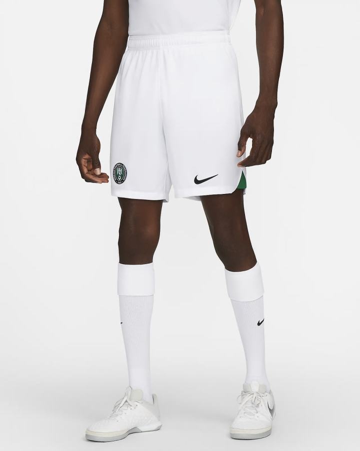 Pantalones Cortos Nike Nigeria 2022/23 Stadium Home/Away Dri-FIT Soccer Hombre Blancas Verde Oscuro Negras | GKDVJ-4695