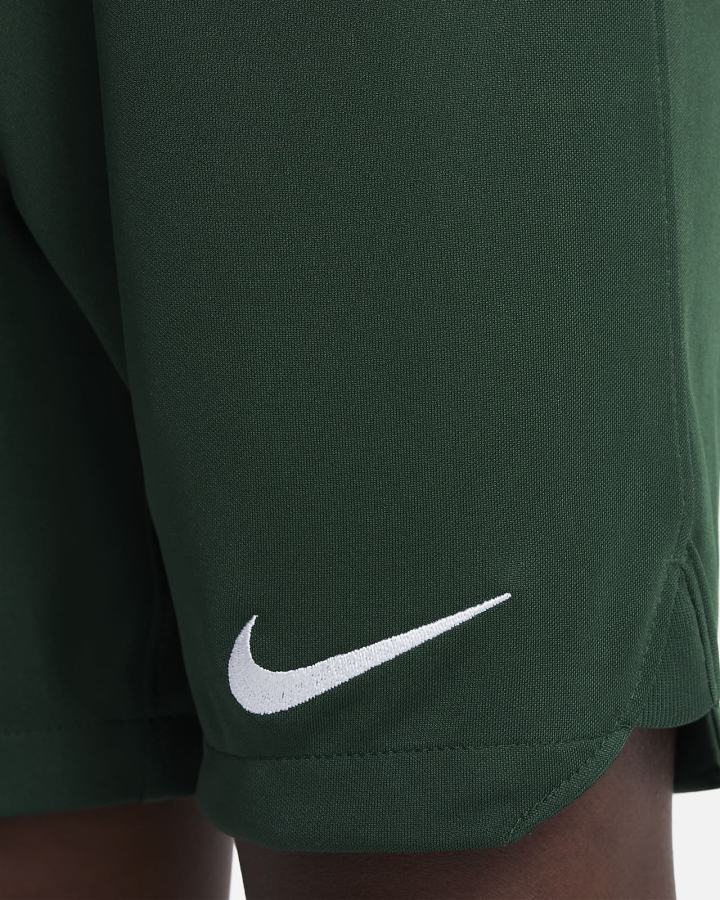 Pantalones Cortos Nike Nigeria 2022/23 Stadium Home/Away Kids Dri-FIT Soccer Niño Verde Blancas | ILJMC-7908