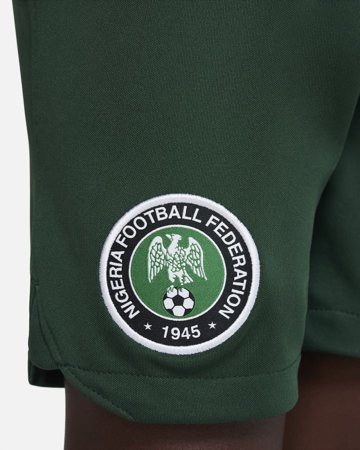 Pantalones Cortos Nike Nigeria 2022/23 Stadium Home/Away Kids Dri-FIT Soccer Niño Verde Blancas | ILJMC-7908