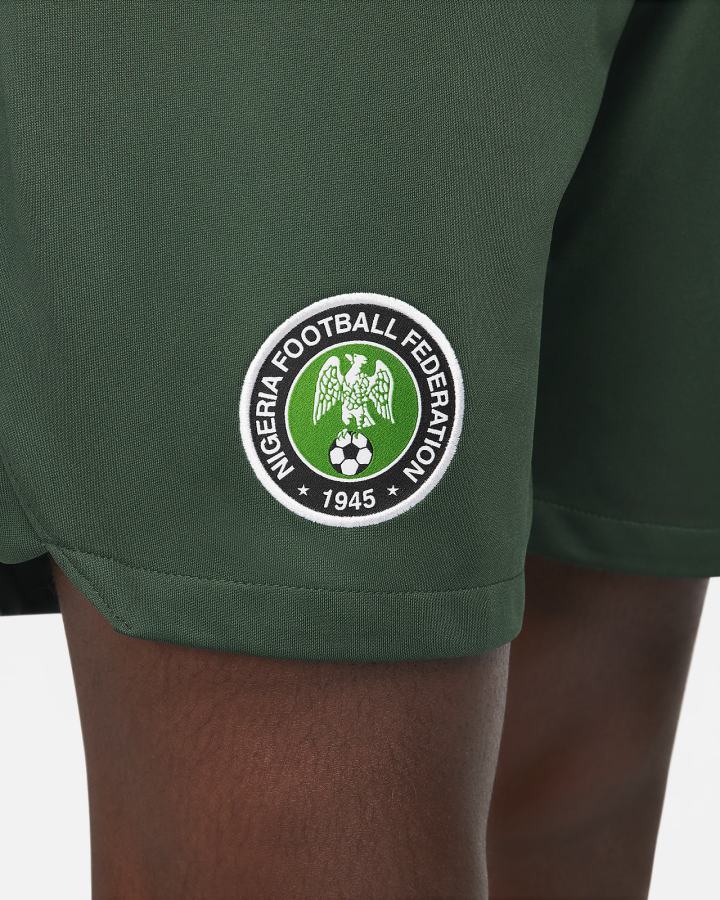 Pantalones Cortos Nike Nigeria 2022/23 Stadium Home/Away Dri-FIT Soccer Hombre Verde Blancas | XBOSP-7489