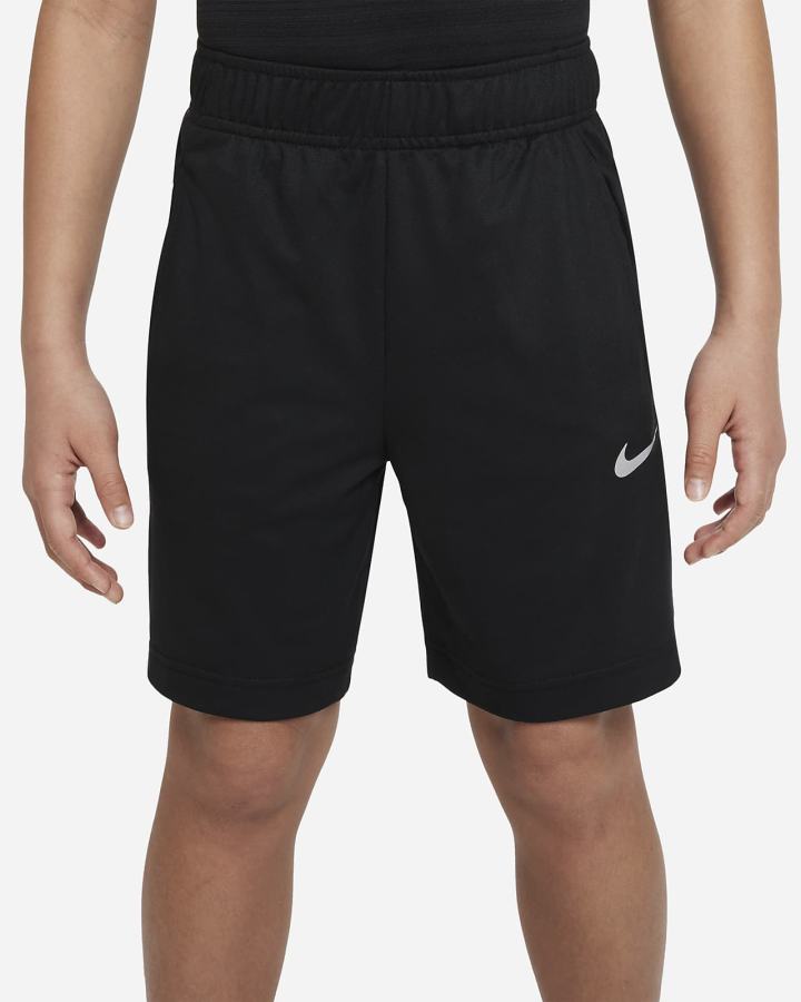 Pantalones Cortos Nike Poly+ Kids Niño Negras | DICWR-6345