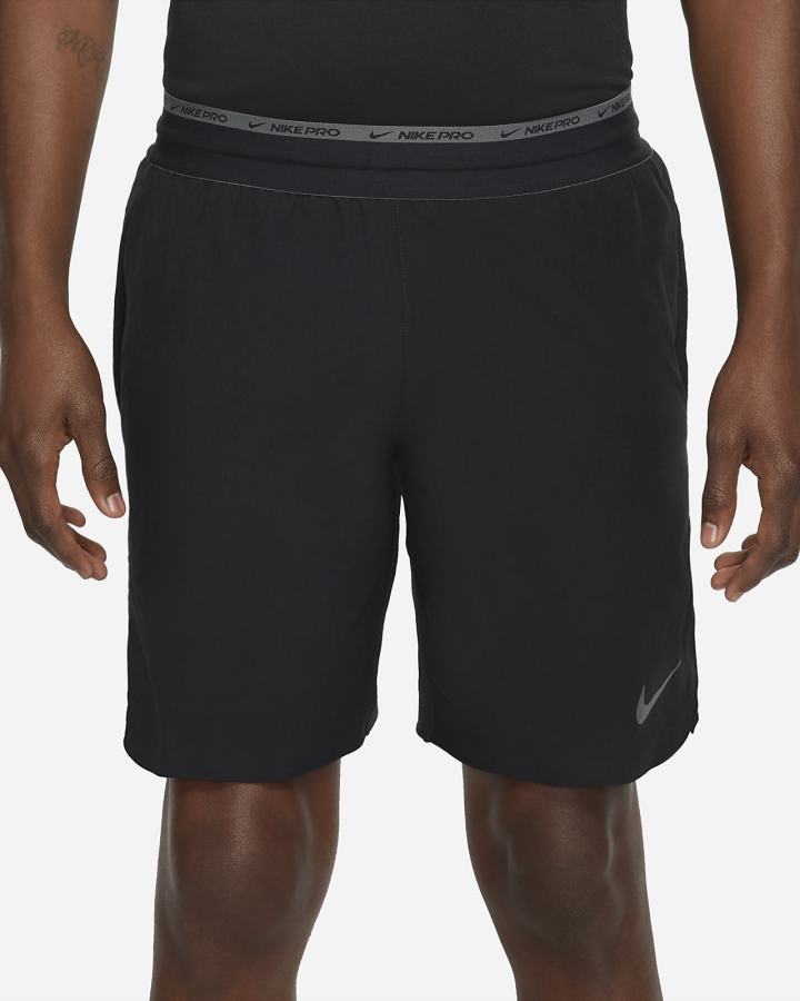 Pantalones Cortos Nike Pro Dri-FIT Flex Rep Hombre Negras Gris | BWQOG-6572