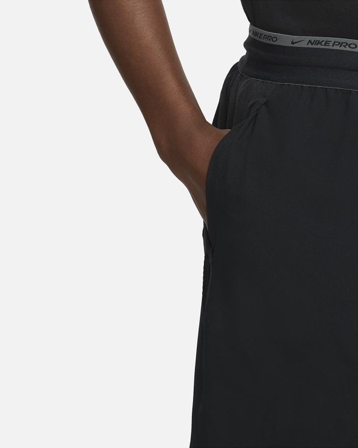 Pantalones Cortos Nike Pro Dri-FIT Flex Rep Hombre Negras Gris | BWQOG-6572
