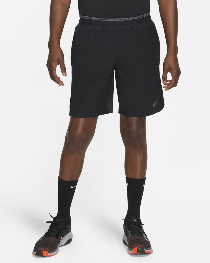 Pantalones Cortos Nike Pro Dri-FIT Flex Rep Hombre Negras Gris | BWQOG-6572