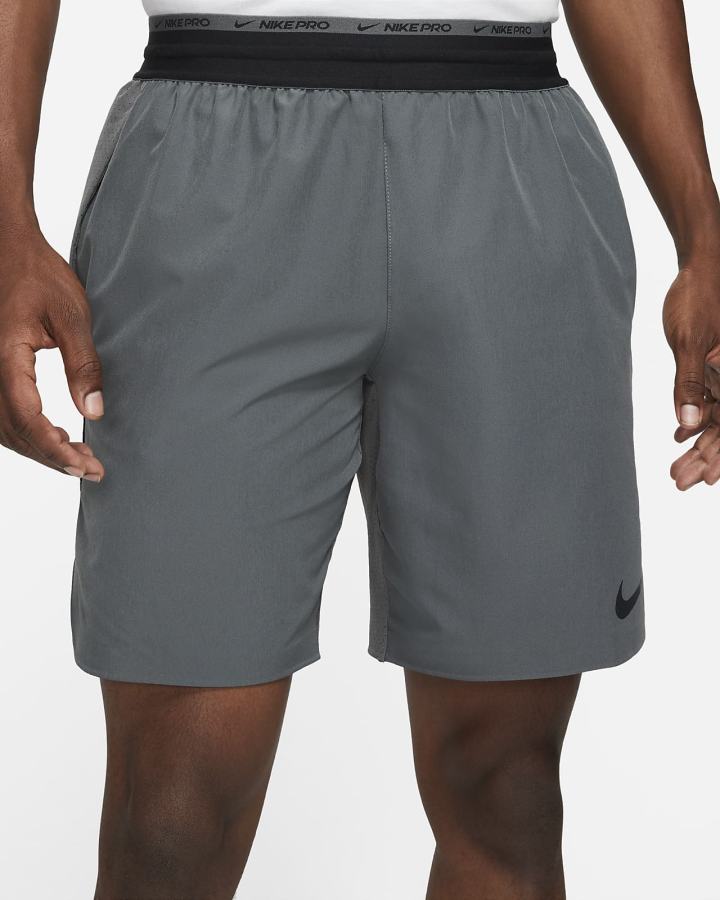 Pantalones Cortos Nike Pro Dri-FIT Flex Rep Hombre Gris Negras | JUANV-8364