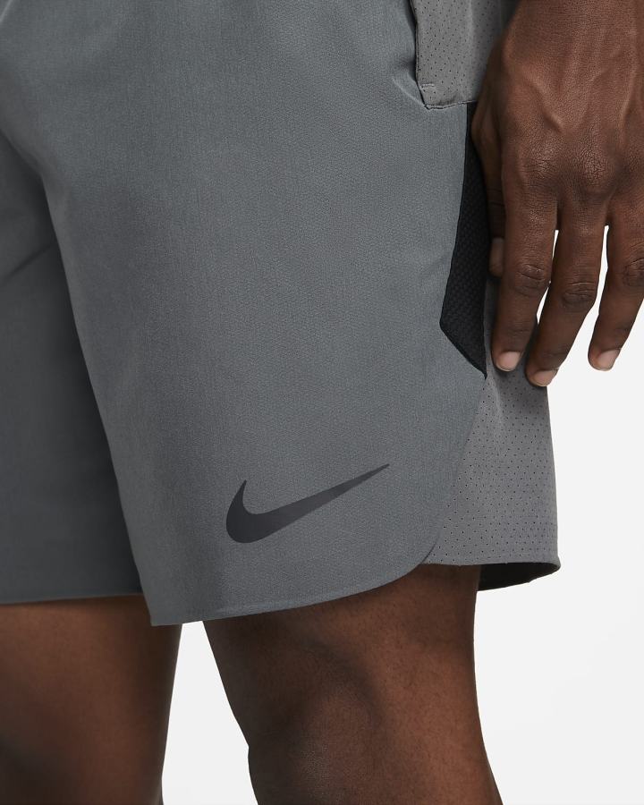 Pantalones Cortos Nike Pro Dri-FIT Flex Rep Hombre Gris Negras | JUANV-8364