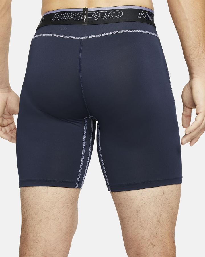 Pantalones Cortos Nike Pro Dri-FIT Hombre Obsidian Moradas | DLXGA-4235