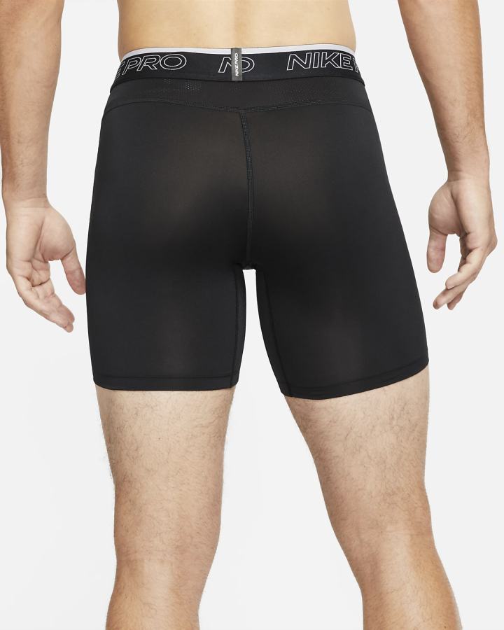 Pantalones Cortos Nike Pro Dri-FIT Hombre Negras Blancas | ETBGK-1948