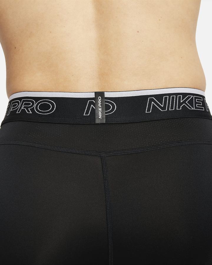 Pantalones Cortos Nike Pro Dri-FIT Hombre Negras Blancas | ETBGK-1948