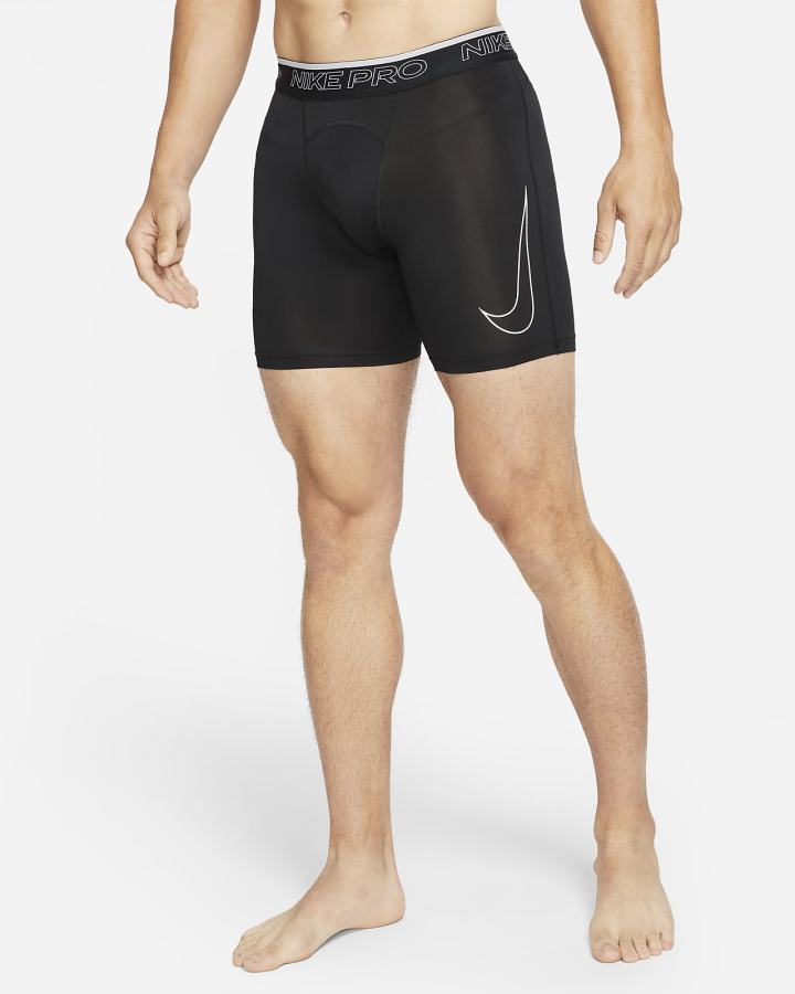 Pantalones Cortos Nike Pro Dri-FIT Hombre Negras Blancas | ETBGK-1948