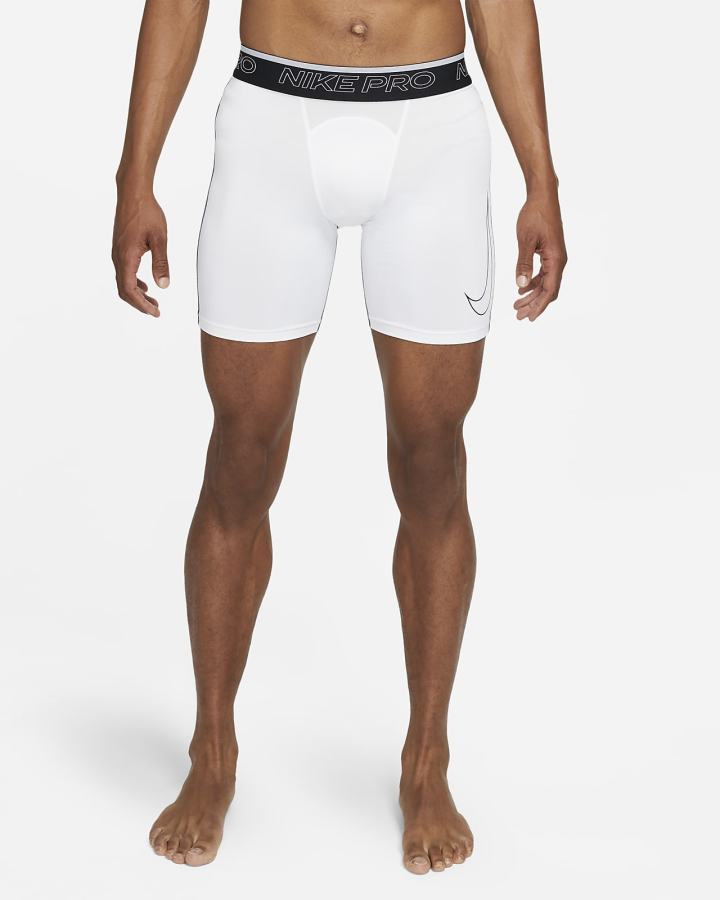 Pantalones Cortos Nike Pro Dri-FIT Hombre Blancas Negras | IPCSX-2305