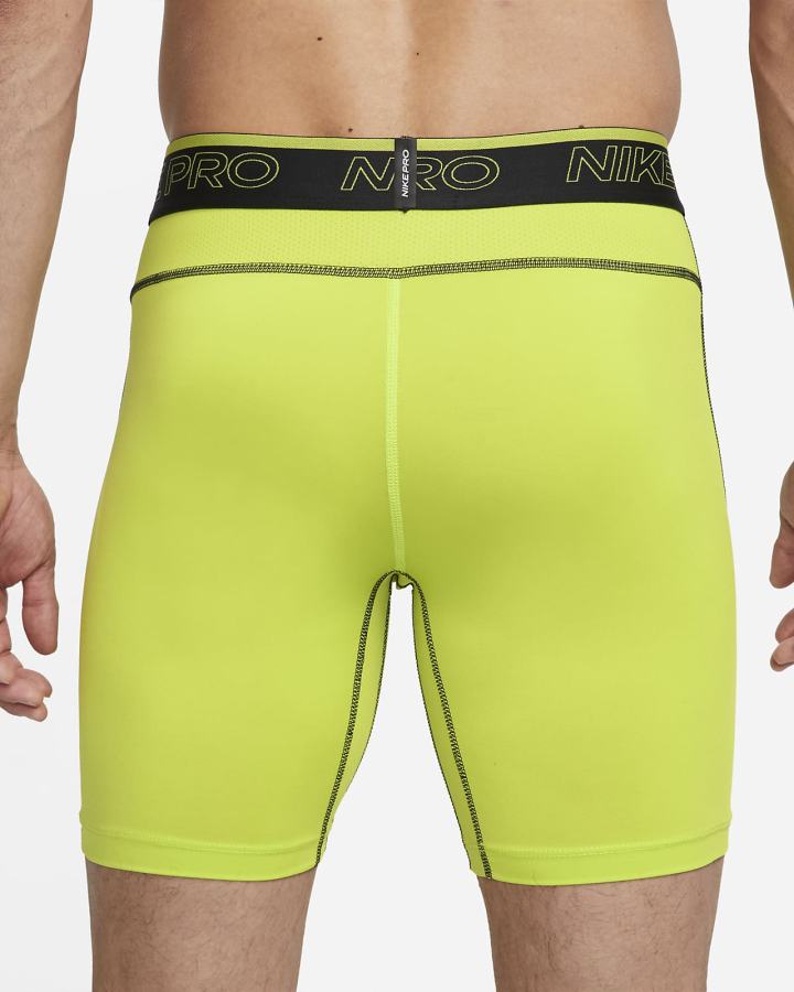 Pantalones Cortos Nike Pro Dri-FIT Hombre Verde Negras | QEMYP-7685