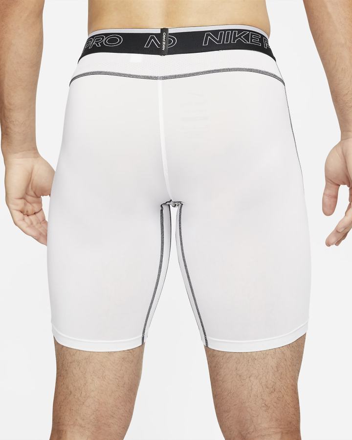 Pantalones Cortos Nike Pro Dri-FIT Long Hombre Blancas Negras | FTRPU-8152