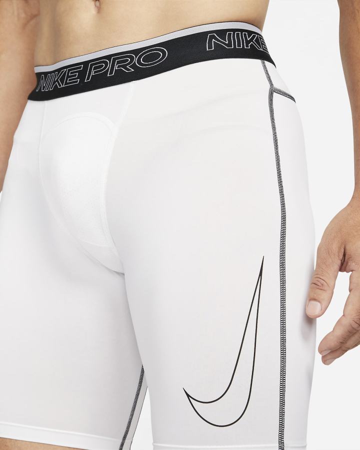 Pantalones Cortos Nike Pro Dri-FIT Long Hombre Blancas Negras | FTRPU-8152