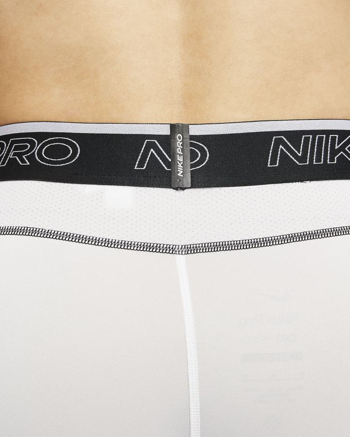 Pantalones Cortos Nike Pro Dri-FIT Long Hombre Blancas Negras | FTRPU-8152