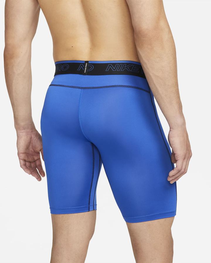 Pantalones Cortos Nike Pro Dri-FIT Long Hombre Azul Real Negras | GKMBR-5092