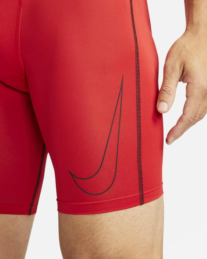 Pantalones Cortos Nike Pro Dri-FIT Long Hombre Rojas Negras | IOWYN-4268
