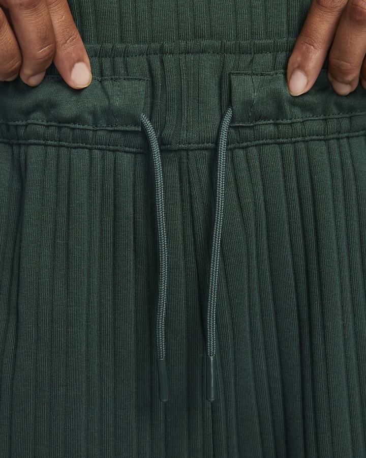 Pantalones Cortos Nike Sportswear Acanalado Baller Mujer Verde Blancas | HEVQT-4570
