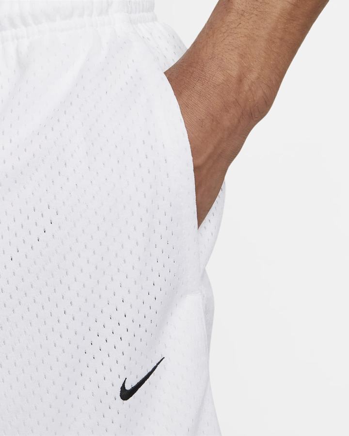 Pantalones Cortos Nike Sportswear Authentics Mesh Hombre Blancas Negras | HATZC-4687