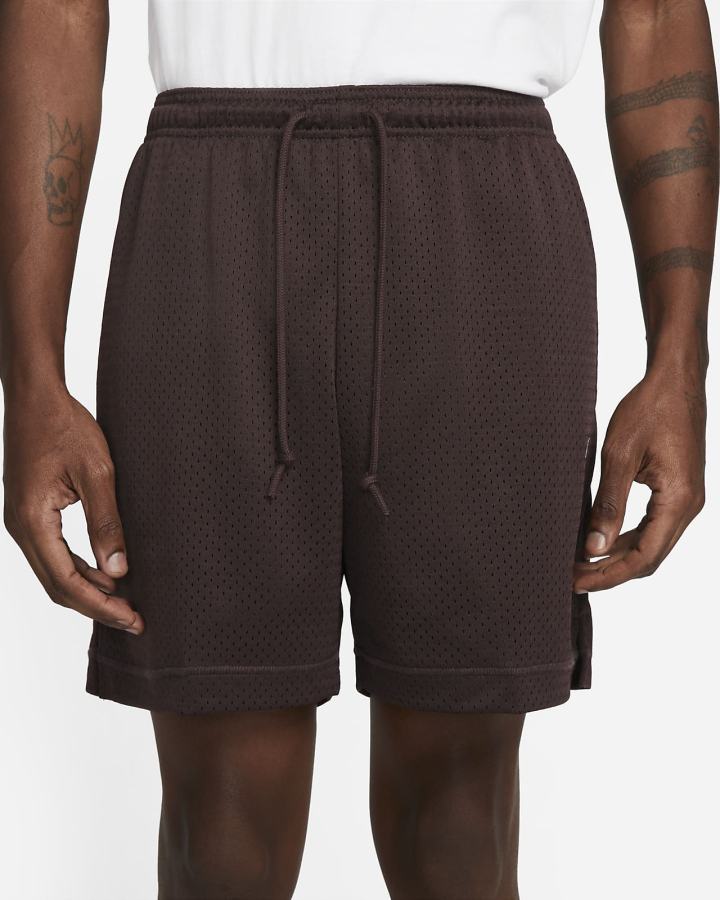 Pantalones Cortos Nike Sportswear Authentics Mesh Hombre Marrones Blancas | KGAUH-9716