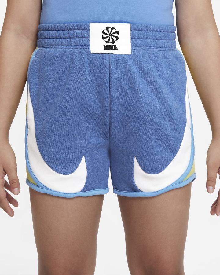 Pantalones Cortos Nike Sportswear Circa 72 Kids Niño Azul Real Claro Verde | SKOAB-8143