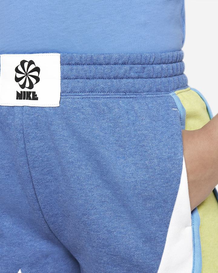 Pantalones Cortos Nike Sportswear Circa 72 Kids Niño Azul Real Claro Verde | SKOAB-8143