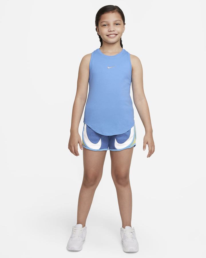 Pantalones Cortos Nike Sportswear Circa 72 Kids Niño Azul Real Claro Verde | SKOAB-8143