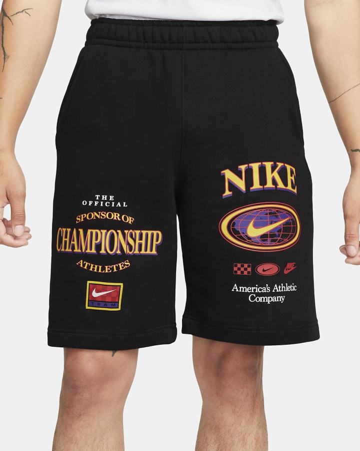 Pantalones Cortos Nike Sportswear Club Americana Hombre Negras | HCIBV-3689
