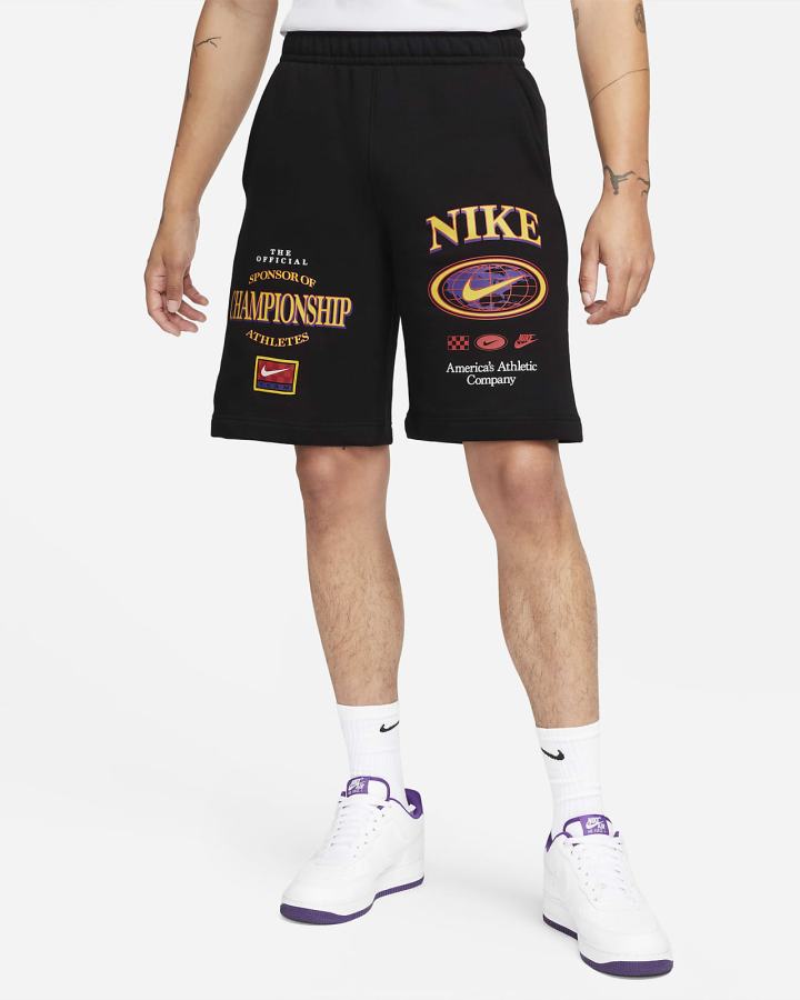 Pantalones Cortos Nike Sportswear Club Americana Hombre Negras | HCIBV-3689