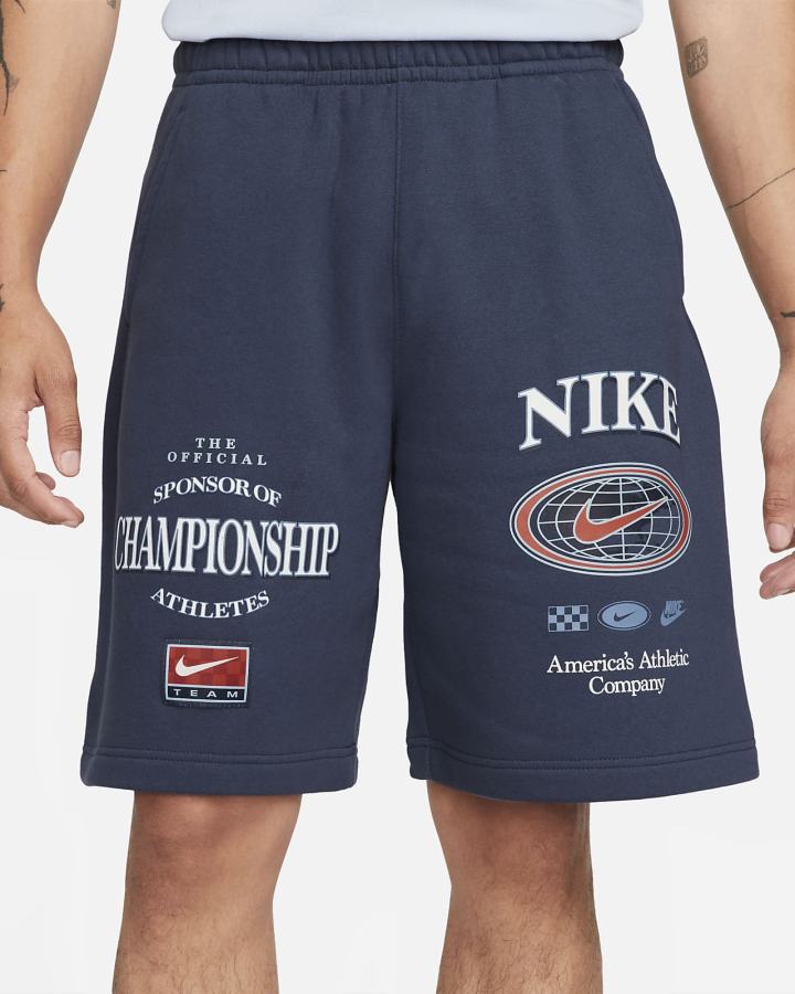 Pantalones Cortos Nike Sportswear Club Americana Hombre Azules | VTISB-5280